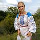 Festive women's shirt pale lilac, Costumes3, Bryansk,  Фото №1
