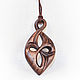 Pendant-Amulet made of wood 'Infinity' (walnut), Pendant, Krasnodar,  Фото №1