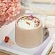 Soy candle in concrete 'Salted caramel', Candles, Moscow,  Фото №1
