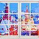 Red square. The urban landscape. Interior painting on canvas, Pictures, St. Petersburg,  Фото №1