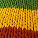 Толстый плед из шерсти мериноса "Радуга". Пледы. KnitoMania. Интернет-магазин Ярмарка Мастеров.  Фото №2