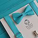 Turquoise tie groom turquoise suspenders Classic, Butterflies, Moscow,  Фото №1