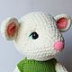 Toy Mouse knitted from plush yarn mouse toy symbol of the year. Stuffed Toys. vyazunchiki-lz (vyazunchiki-lz). My Livemaster. Фото №5