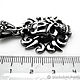 Заказать Подвеска серебряная Wilde Skull HCP38-07. Blacksilver. Ярмарка Мастеров. . Подвеска Фото №3