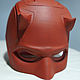 Шлем Сорвиголова Мэтт Мёрдок герой комикса Марвел Daredevil helmet. Маски персонажей. Качественные авторские маски (Magazinnt). Интернет-магазин Ярмарка Мастеров.  Фото №2