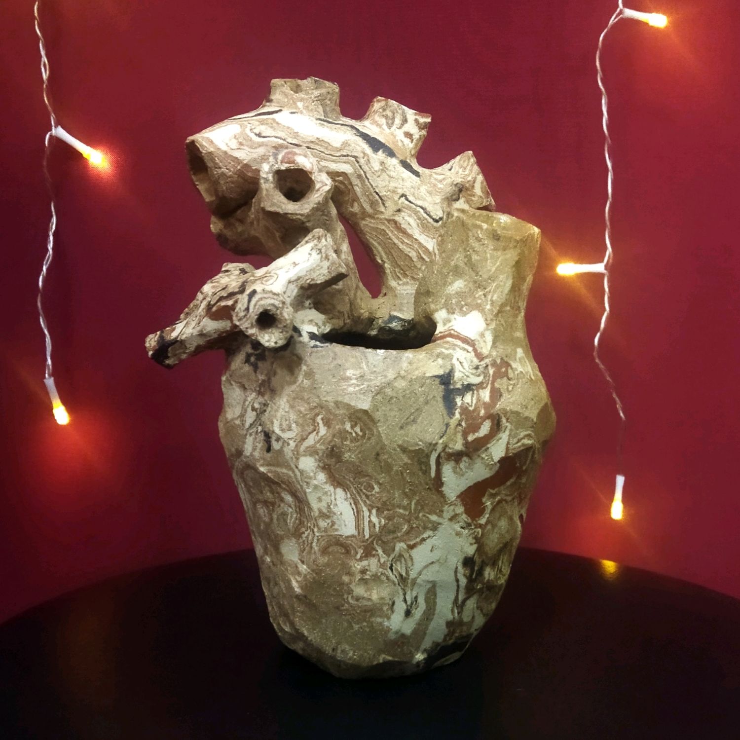 ваза в виде анатомического сердца