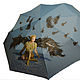 Зонт с ручной росписью  "Cirque du Soleil". Зонты. Светлана. Интернет-магазин Ярмарка Мастеров.  Фото №2