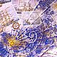 Блюдо стеклянное синее"Морская история". Тарелки. Ася (ArtSvetlitsa). Интернет-магазин Ярмарка Мастеров.  Фото №2