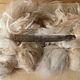 Pelusa para girar. Del conejo. Longitud de 10-11 cm. Ryzhe-beige, delicado, Wool, Chertkovo,  Фото №1
