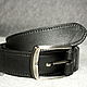Men's belt leather, Straps, St. Petersburg,  Фото №1