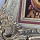 Винтаж: Вышивка винтажная цветы в раме. 54 см х 64 см. Картины винтажные. Елена Вагнер (Antiq-Vintage). Интернет-магазин Ярмарка Мастеров.  Фото №2