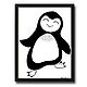 Картина для детской комнаты Пингвин постер - развивашка, Картины, Нижний Новгород,  Фото №1