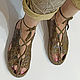 Босоножки кожаные "CROCO stile"/01. Босоножки. ELKOVA  Дизайнерская обувь. Ярмарка Мастеров.  Фото №6