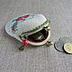 Coin purse-A small rose with buds. Coin boxes. SilkArt Tatyana. My Livemaster. Фото №4