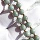 585 cuentas de oro natural de jadeíta, collar de China. Vintage necklace. Raritet. Ярмарка Мастеров.  Фото №5