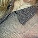 Вязаная женская рубашка из кид-мохера, шелка и отделкой из люрекса. Рубашки. Lana Luxe. Ярмарка Мастеров.  Фото №7