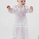 Baptismal shirt 'Ivanovo line'. Baptismal shirts. flax&lace. Online shopping on My Livemaster.  Фото №2