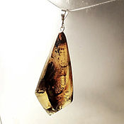 Украшения handmade. Livemaster - original item Very large pendant made of natural Baltic amber(520). Handmade.