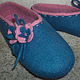 Order Felted Slippers ' On the Anniversary..!'. Nadezda-L. Livemaster. . Slippers Фото №3