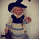 Granny the herbalist. Option 2. Stuffed Toys. doll with a soul. My Livemaster. Фото №4
