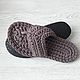 Тапочки домашние вязаные FLIP-FLOPS. Тапочки. NataShik. Ярмарка Мастеров.  Фото №4