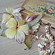 Fabric flower velvet brooch Paradise, Brooches, Lyubertsy,  Фото №1
