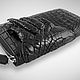 Мужской клатч из натуральной крокодиловой кожи с лапой Подари LUXE!. Клатчи. Подари LUXE!. Ярмарка Мастеров.  Фото №5
