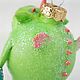 Игрушка на ёлку ёжик в костюме дракончика. Елочные игрушки. Необычные Ёлочные Игрушки. Интернет-магазин Ярмарка Мастеров.  Фото №2