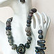 Order 'Age of iron': a bracelet with silver. BeautyGlassByKate(Lampwork) (beauty-glass). Livemaster. . Jewelry Sets Фото №3