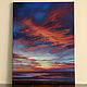 Sunset painting, oil on canvas on a stretcher 30h40. Pictures. vestnikova. Online shopping on My Livemaster.  Фото №2