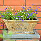 Provence planter Angel concrete street container Country, Pots1, Azov,  Фото №1