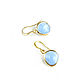Order Earrings with a stone ' Sky ' blue earrings buy, small earrings. Irina Moro. Livemaster. . Earrings Фото №3