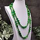 Order Long Beads - Green Cat's Eye. naturalkavni. Livemaster. . Beads2 Фото №3