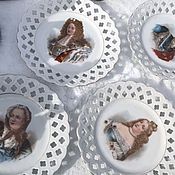 Винтаж: Австрийская декоративная тарелка. GAN Karnten Osterreich
