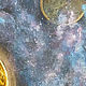 Картина Космос 70 на 50 см холст, акрил Земля и Луна  детскую или офис. Картины. Картины от  Ирины. Ярмарка Мастеров.  Фото №5