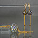 Jewelry sets: Pendant and earrings 'Champagne'. Jewelry Sets. Avinskaya-glass. My Livemaster. Фото №4