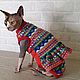Clothing for cats 'Kaleidoscope' dress. Pet clothes. Happy-sphynx. Online shopping on My Livemaster.  Фото №2