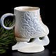 Mug 'Curly skate'. Vases. TinaRita. My Livemaster. Фото №6