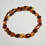 Работы для детей, handmade. Livemaster - original item Amber Beads amber for children, choker for girls. Handmade.