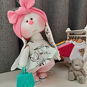 Куклы и игрушки handmade. Livemaster - original item Bunny textile, game. Handmade.
