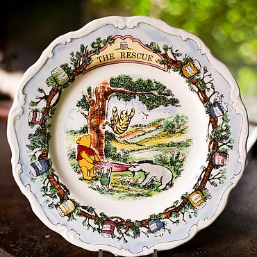 Винтаж ручной работы. Ярмарка Мастеров - ручная работа Винтаж: Тарелка Royal Doulton "The Rescue", Англия, 1985 г.. Handmade.
