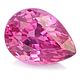 Сапфир розовый без облагораживания груша 5,7х4.2 мм 0.72 ct, Кабошоны, Бангкок,  Фото №1