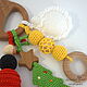Beech Rodent Snowman with Pendants. Teething toys. Very big ears (verybigears). My Livemaster. Фото №6