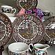 Dessert set for 4 lanes., England. Vintage sets. Dutch West - Indian Company. Online shopping on My Livemaster.  Фото №2