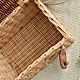 Плетеный домик-шкатулка. Корзины. Elena Pozdeeva: плетеные корзины. Ярмарка Мастеров.  Фото №12