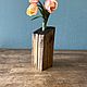 Авторские вазы для цветов из массива дерева. Вазы. Komora. Ярмарка Мастеров.  Фото №6