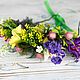 Order Wreath with wildflowers. Super Bow Ties. Livemaster. . Tiaras Фото №3