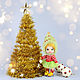 Заказать Коллекционная интерьерная кукла "Новогодняя Елочка". SVSAKI_DOLLS Бирюкова Светлана. Ярмарка Мастеров. . Интерьерная кукла Фото №3