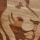 Заказать Поднос с интарсией "Лев". CNC-Wood. Ярмарка Мастеров. . Тарелки Фото №3