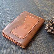 Канцелярские товары handmade. Livemaster - original item Cover for avtodokumentov leather. Handmade.